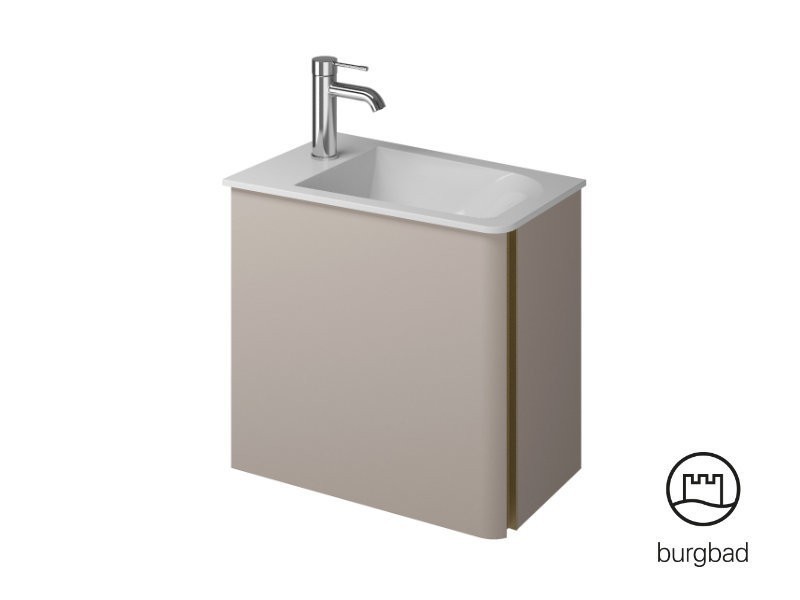 Produktbilder burgbad Badu Waschtisch mit Waschtischunterschrank Gäste Bad 520 mm