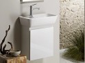 burgbad Bel Aufsatz-Handwaschbecken mit Waschtischunterschrank | Tiefe 275 mm | 1 Tür Bild 2