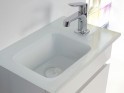 burgbad Bel Glas-Handwaschbecken mit Waschtischunterschrank 420 mm | Tiefe 270 mm | 1 Tür Bild 3