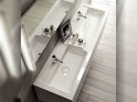 burgbad Bel Mineralguss-Doppelwaschtisch mit Waschtischunterschrank | Tiefe 487 mm | 4 Auszüge Bild 3