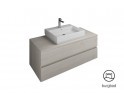 burgbad Cube Waschtischunterschrank | Becken mittig | 2 Auszüge Bild 1