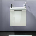 burgbad Eqio Keramik-Handwaschbecken mit Unterschrank Gästebad 530 mm | 1 Klappe Bild 1