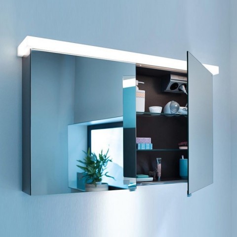 burgbad Essento Spiegelschrank mit LED-Beleuchtung