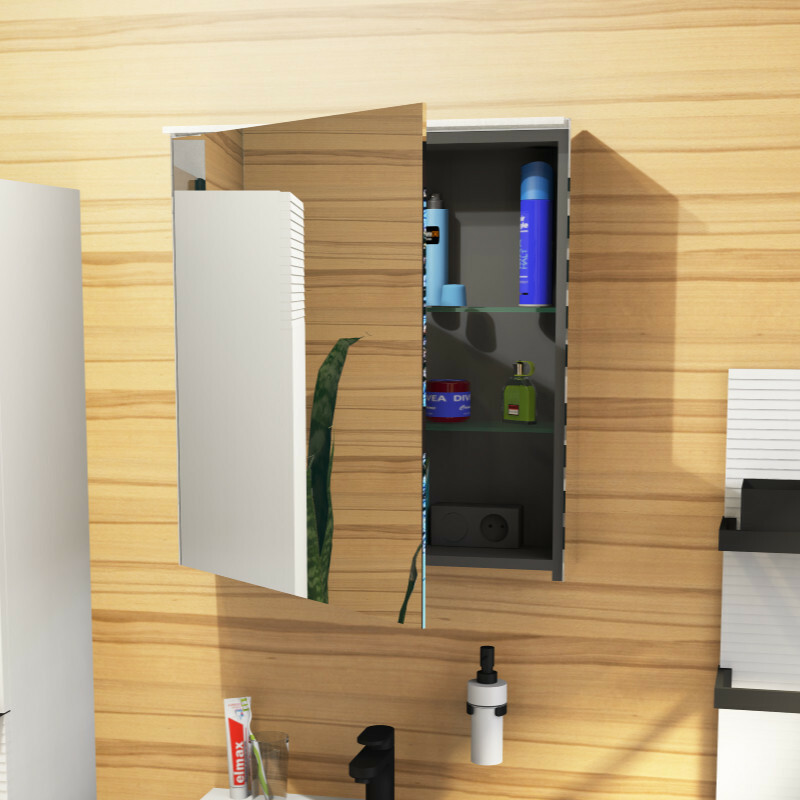 burgbad Fiumo Spiegelschrank mit LED-Aufbauleuchte Bild 5