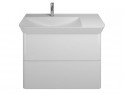 burgbad Iveo Mineralguss-Waschtisch mit Waschtischunterschrank Breite 1000 mm | 2 Auszüge Bild 2