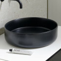 burgbad Junit Keramik-Aufsatzwaschtisch rund mit Unterschrank 1200 mm Bild 3