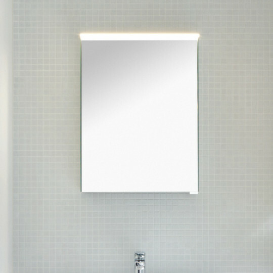 burgbad Junit Spiegelschrank mit LED-Aufbauleuchte