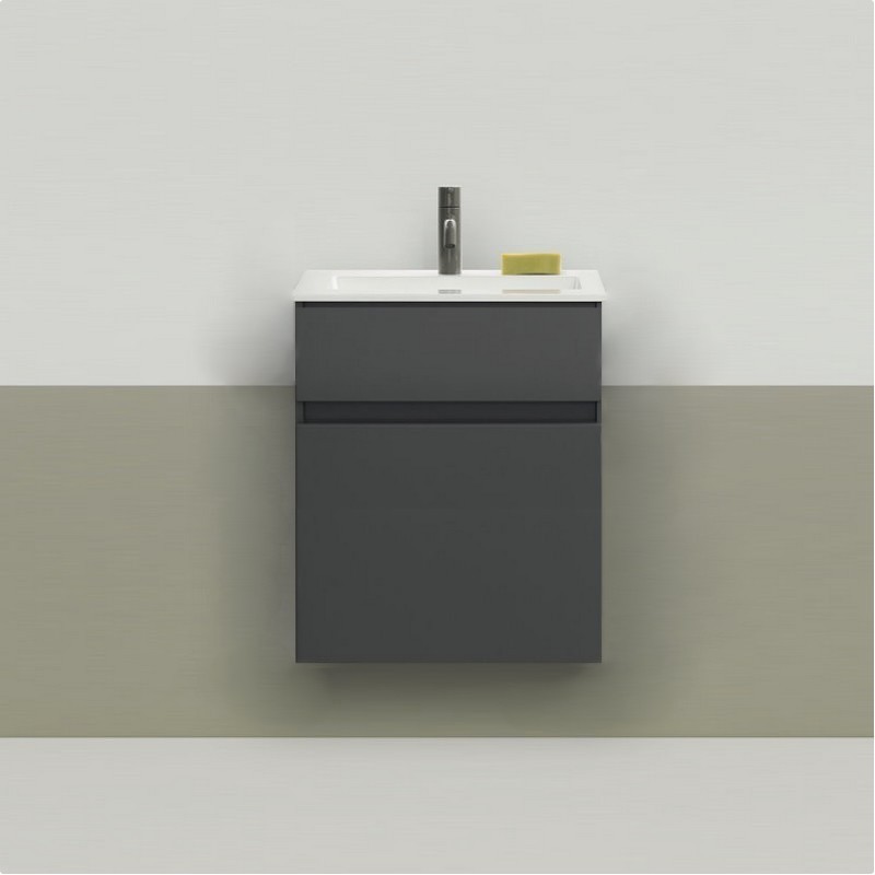 Produktbilder burgbad LIN20 Mineralguss-Waschtisch mit Unterschrank B 520 mm | T 365 mm