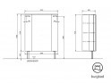 burgbad Lavo 2.0 Hochschrank B 1010 mm | 2 Klarglastüren, LED-Innenbeleuchtung Bild 6