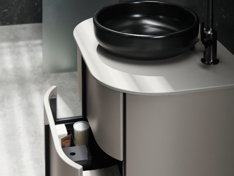 burgbad Lavo 2.0 Waschtischunterschrank mit Konsolenplatte 710 mm | 2 Auszüge Bild 3