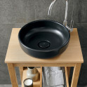 burgbad Max Gästebad Keramik-Aufsatzwaschtisch mit Waschtischunterschrank Bild 2