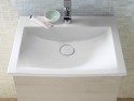 burgbad Orell Waschtisch mit Waschtischunterschrank Breite 580 mm | Tiefe 440 mm Bild 2
