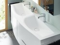 burgbad Sinea 2.0 Doppelwaschtisch mit Waschtischunterschrank 151, H 647 mm | 4 Auszüge Bild 3