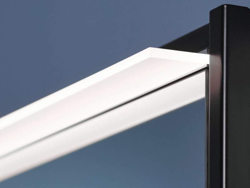 burgbad Sys30 LED-Aufsatzleuchte horizontal (für burgbad Spiegel / Spiegelschrank Massflexibel) Bild 2