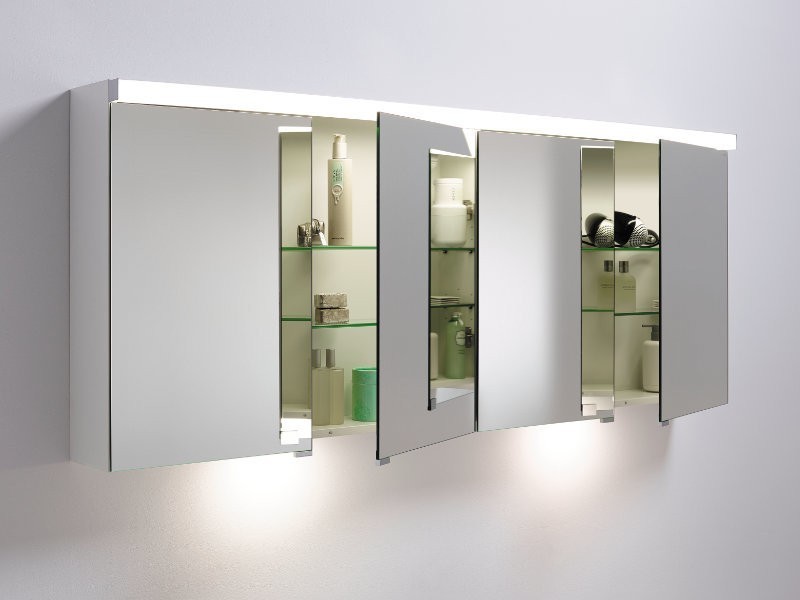 burgbad Sys30 Orell Spiegelschrank | LED-Aufsatzleuchte horizontal dimmbar Bild 2