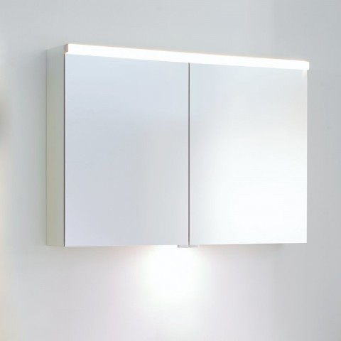 burgbad Sys30 Spiegelschrank | LED-Aufsatzleuchte horizontal