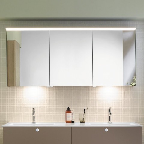 burgbad Sys30 Spiegelschrank mit LED Aufsatzleuchte