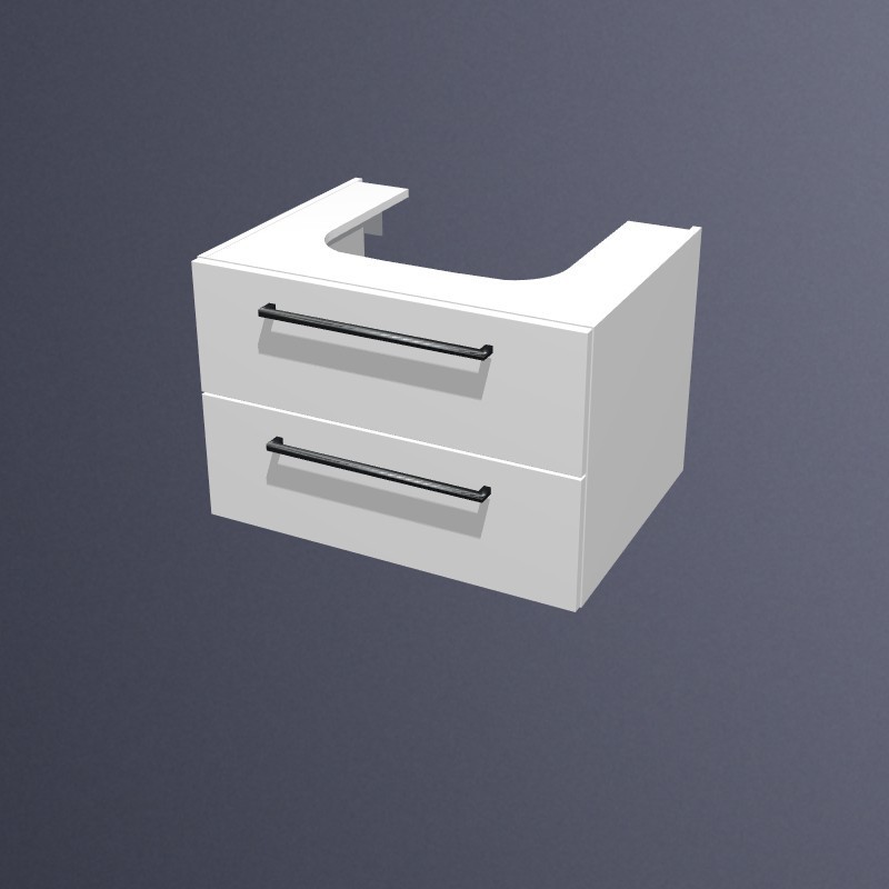 Produktbilder burgbad Sys30 Waschtischunterschrank | Höhe 480 mm | 2 Auszüge