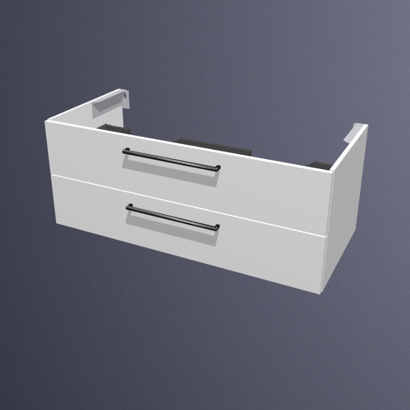 Produktbilder burgbad Sys30 Waschtischunterschrank | Höhe 480 mm | Für 2 Becken
