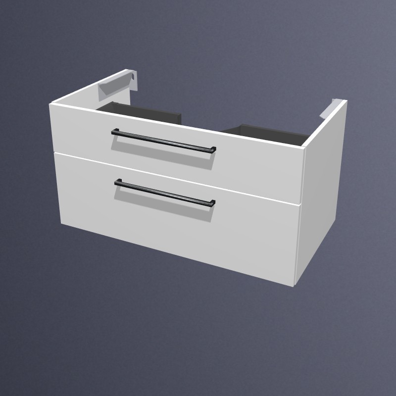Produktbilder burgbad Sys30 Waschtischunterschrank | Höhe 520 mm | 2 Auszüge