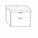 burgbad Sys30 Waschtischunterschrank für Geberit Icon Light | Breite 700 mm Bild 1
