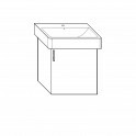 burgbad Sys30 Waschtischunterschrank für Geberit Renova Plan | Breite 520 mm Bild 1