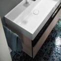 burgbad Yumo Doppelwaschtisch mit Waschtischunterschrank | 1315 mm Bild 4