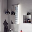 burgbad Yumo Gästebad Badspiegel mit vertikaler LED-Beleuchtung Bild 1
