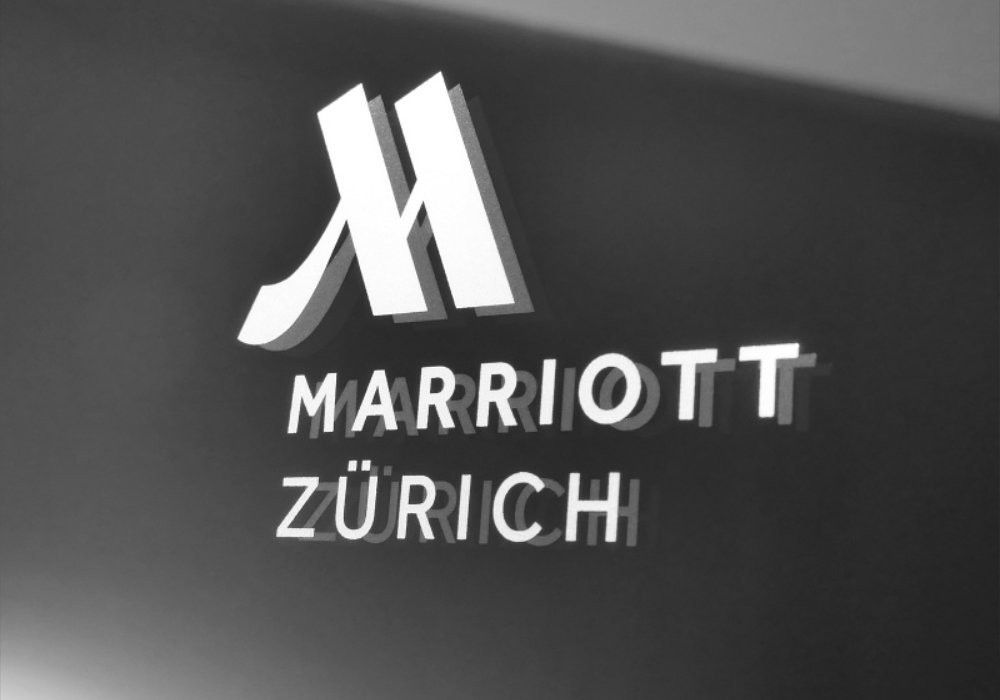 Individuelle Lasermotive - Marriott Hotel Zürich