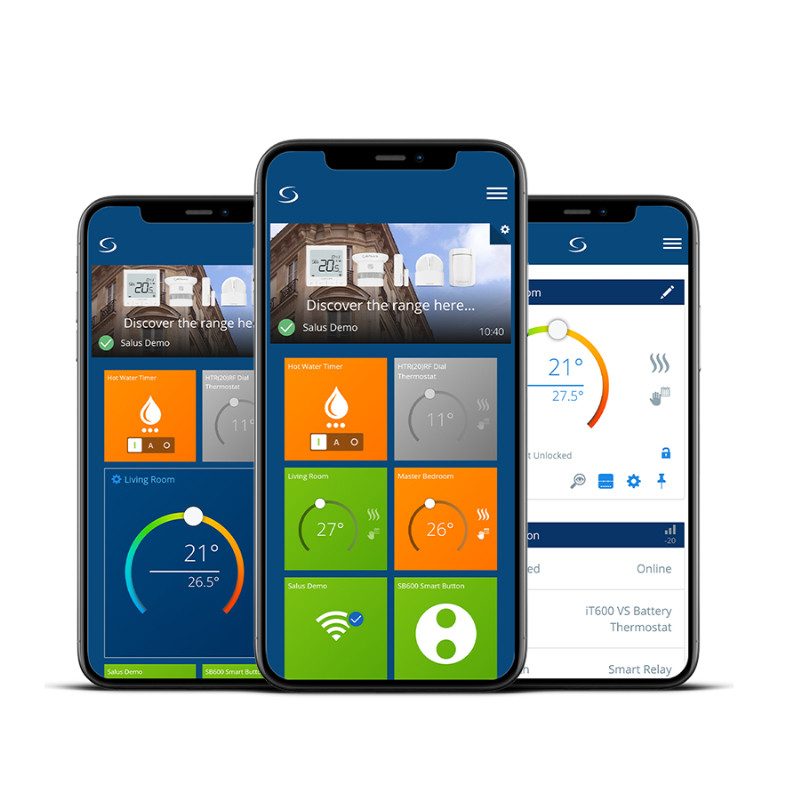 Salus SmartHome App für Handy und Tabelt