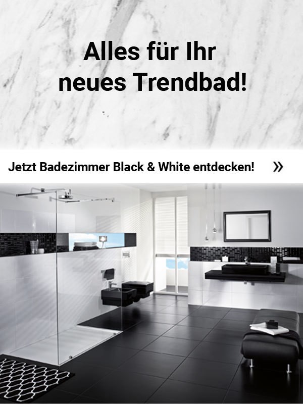 Badezimmer Black & White