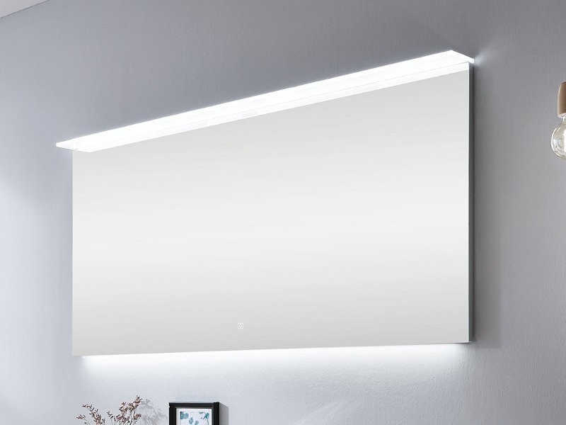 Produktbilder puris Kera PLAN Flächenspiegel | LED-Flächenleuchte oben