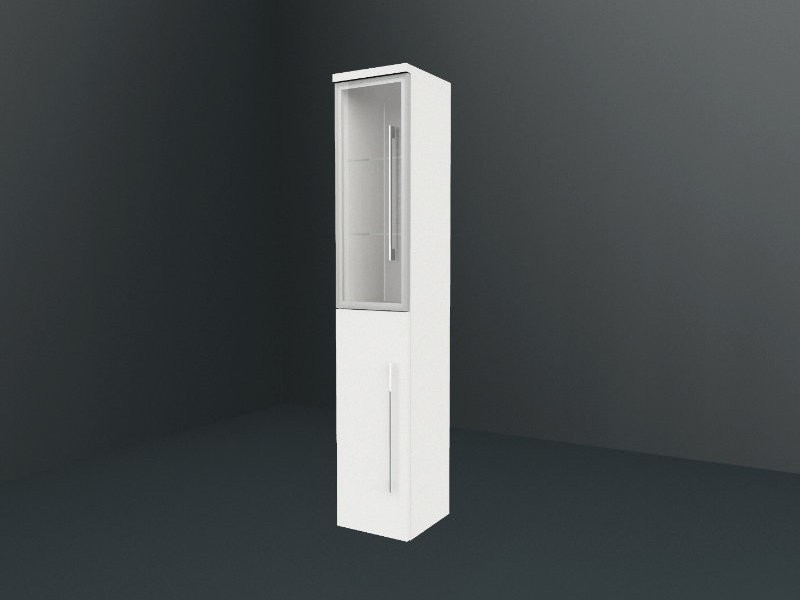 Produktbilder puris Kera PLAN Hochschrank | 1 Rauchglastür | 1 Tür